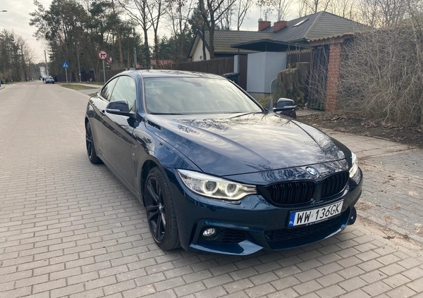 BMW Seria 4 cena 85000 przebieg: 175000, rok produkcji 2014 z Warszawa małe 172